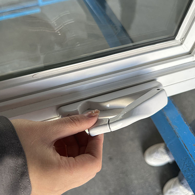 Home Office Upvc Glazed Casement Windows with Soundproof Function European Style
