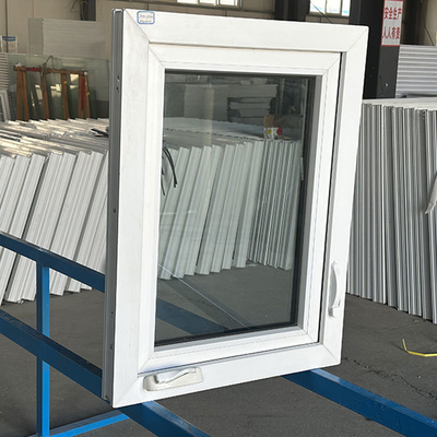 Home Office Upvc Glazed Casement Windows with Soundproof Function European Style